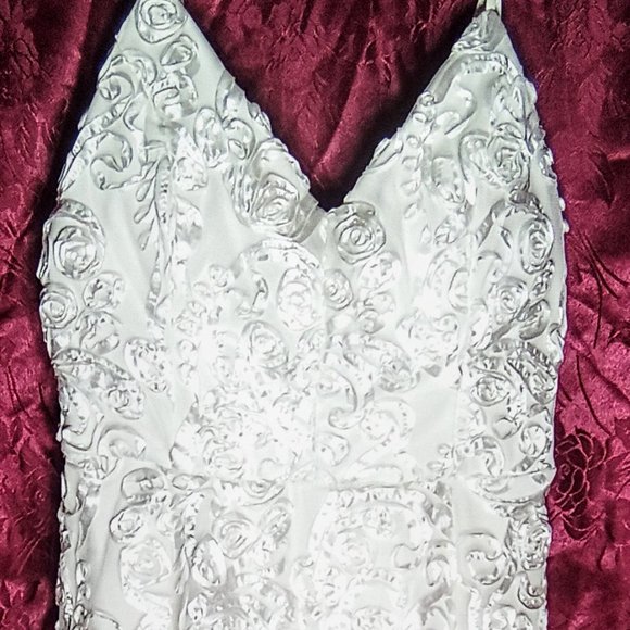Winter White Lace Formal - Picture 9 of 12